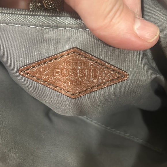 Fossil Felicity Satchel Medium Handba Leather Purse - Picture 5 of 8